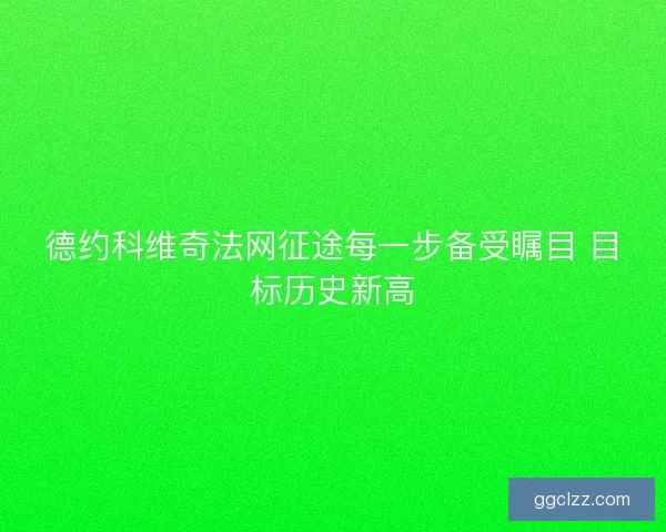 德约科维奇法网征途每一步备受瞩目 目标历史新高